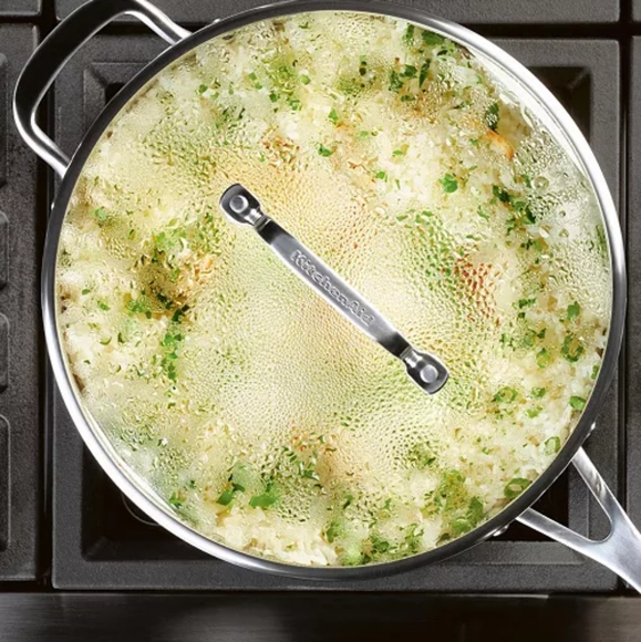 KitchenAid stainless steel 4.5 QT. Covered Saute 3 ply Base - Picture 3 of 4